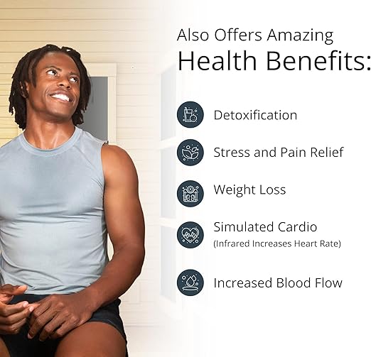 1- Person Infrared Sauna, Remotely Controllable Indoor Sauna, LowEMF 1200W/120V LCD Heater,WiFi &BT Control,9-Color LightTherapy, Safe Flame-Retardant Material,Wood