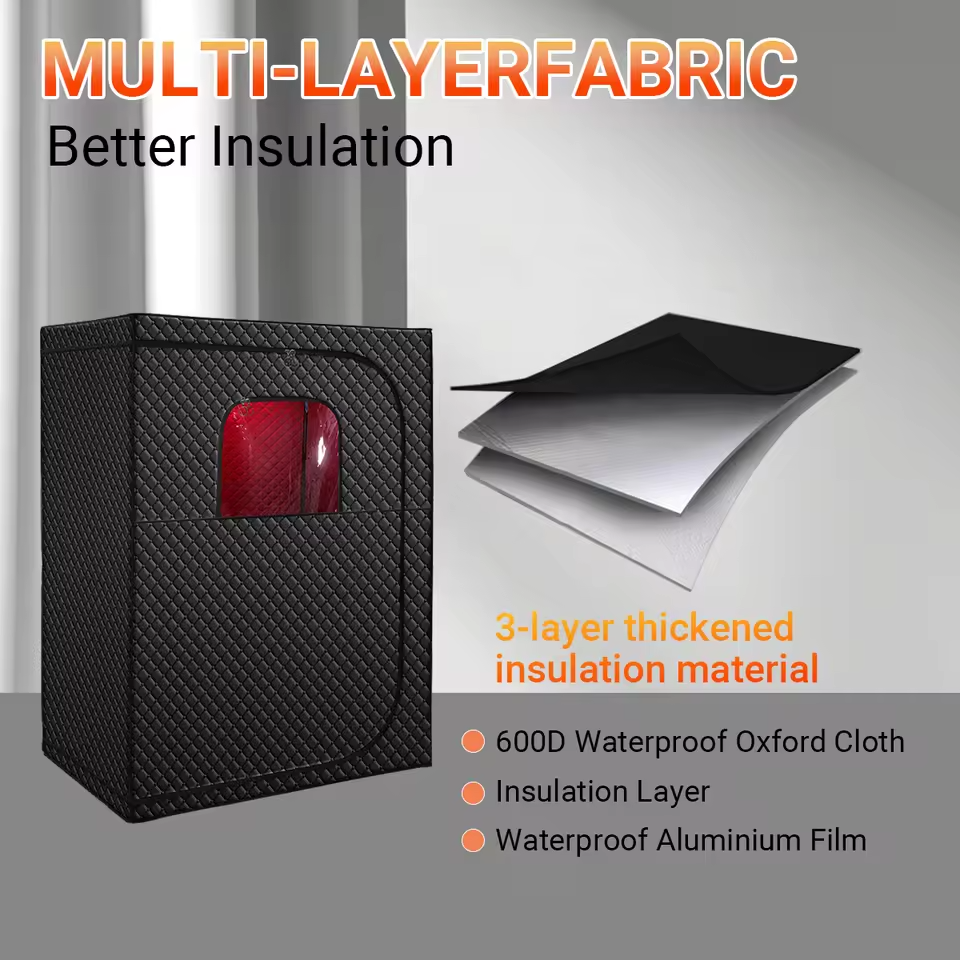 1Person Infrared Sauna | Full Size Portable Sauna Tent | FAR Infrared Sauna for Home